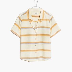 Madewell Stripe Button Up sz M